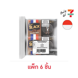 บิสกี้ส์ แบล็กแซนวิชคุกกี้สอดไส้ครีมช็อกโกแลต 72 กรัม (แพ็ก 6 ชิ้น) - บิสกี้ส์, 7Online