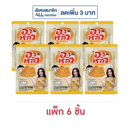 อาหลิว บุกแผ่นปรุงรสซอสงาขาว กลิ่นกระเทียม 72 กรัม (แพ็ก 6 ชิ้น) - อาหลิว, ลูกอมและขนมขบเคี้ยวอื่นๆ