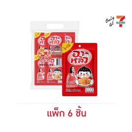 อาหลิว ขนมเส้นบุกปรุงรสหม่าล่า รสเผ็ด 72 กรัม (แพ็ก 6 ชิ้น) - อาหลิว, ลูกอมและขนมขบเคี้ยวอื่นๆ