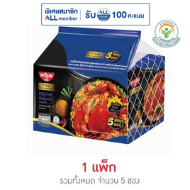 นิสชินซองไทยซิกเนเจอร์ รสปูทะเลผัดผงกะหรี่ 73 กรัม แพ็ก 5 ซอง - นิสชิน, เครื่องปรุงรสและของแห้ง