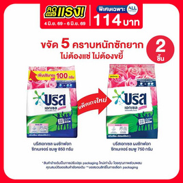 บรีสเอกเซล ผงซักฟอก ซิกเนเจอร์ ชมพู 750 กรัม - บรีส, ลดอย่างแรง