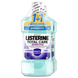 ลิสเตอรีน น้ำยาบ้วนปาก โทเทิลแคร์เซ็นซิทีฟ 750 มล. (แพ็กคู่) - Listerine