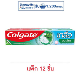 คอลเกต ยาสีฟัน เกลือสมุนไพร 75 กรัม (แพ็ก 12 ชิ้น) - Colgate, เมื่อซื้อผลิตภัณฑ์คอลเกต โพรเทคส์ แคร์ ปาล์มโอลีฟ ที่ร่วมรายการครบ 499 บาท กรอกโค้ด ลดเพิ่มทันที