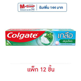 คอลเกต ยาสีฟัน เกลือสมุนไพร 75 กรัม (แพ็ก 12 ชิ้น) - Colgate, ยาสีฟัน