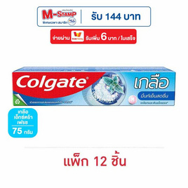คอลเกต ยาสีฟัน เกลือเอ็กซ์ตร้า เฟรช 75 กรัม (แพ็ก 12 ชิ้น) - Colgate, ความงามและสุขภาพ