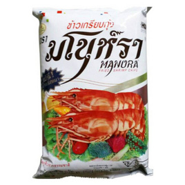 มโนห์รา ข้าวเกรียบกุ้งพร้อมน้ำพริกเผา 75 กรัม (แพ็ก 4 ชิ้น) - มโนห์รา, ขนมขบเคี้ยว