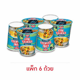 นิสชินคัพนูดเดิล รสหมูมะนาว 76 กรัม (แพ็ก 6 ถ้วย) - นิสชิน, Nissin