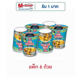 นิสชินคัพนูดเดิล รสหมูมะนาว 76 กรัม (แพ็ก 6 ถ้วย) - นิสชิน, เครื่องปรุงรสและของแห้ง