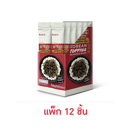 มาชิตะ สาหร่ายโรยข้าวชอตส์ รสโคเรียนสไปซี่ 7 กรัม (แพ็ก 12 ชิ้น) - มาชิตะ