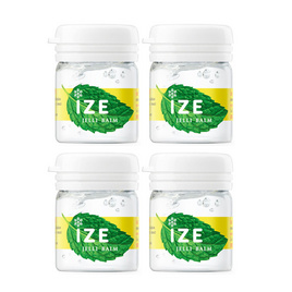 ยาดม เจลสูดดมไอซ์เจลลิ บาล์ม 7 กรัม (แพ็ก 4 ชิ้น) - IZE JELLI BALM, ผลิตภัณฑ์ยาและเวชภัณฑ์