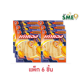 เต่าทอง ปลาหมึกบดปรุงรส 7 กรัม (แพ็ก 6 ชิ้น) - เต่าทอง, ปลาเส้น&ปลาหมึก