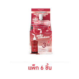 ศรีจันทร์ ไทม์เลส แอนตี้ เอจจิ้ง เฟเชียล เซรั่ม 7มล. (แพ็ก 6 ชิ้น) - Srichand, ครีมซอง เพื่อผิวใส ลบเลือนริ้วรอย