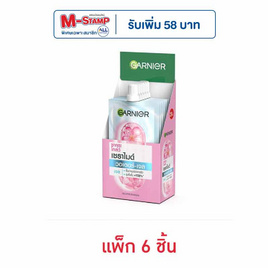 การ์นิเย่ ซากุระ โกลว์ เซราไมด์ วอเตอร์-เจล 7 มล. (แพ็ก 6 ชิ้น) - Garnier, ความงาม