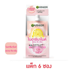 การ์นิเย่ ไนอาซีนาไมด์ ดราย ทัช ครีม 7 มล. (แพ็ก 6 ซอง) - Garnier, สินค้าขายดีครีมซอง