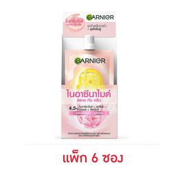 การ์นิเย่ ไนอาซีนาไมด์ ดราย ทัช ครีม 7 มล. (แพ็ก 6 ซอง) - Garnier, เพื่อผิวขาวกระจ่างใส