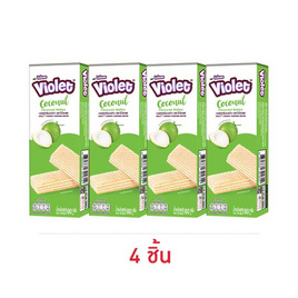 ไวโอเลต เวเฟอร์ไส้ครีมรสมะพร้าว 80 กรัม - ไวโอเลต, เวเฟอร์/เค้ก/พาย