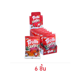 ทรอลลี่ ซานต้าส์กัมมี่มิกซ์กลิ่นผลไม้ & โคล่า 80 กรัม - ทรอลลี่, ขนมขบเคี้ยว และช็อคโกแลต