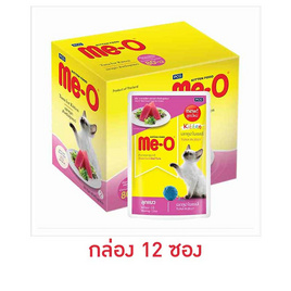 มีโอ อาหารลูกแมวเปียก รสปลาทูน่าในเยลลี่ 80 กรัม (1 กล่อง 12 ซอง) - มีโอ, สินค้าแนะนำ