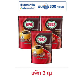 ซุปเปอร์ กาแฟ คลาสสิค ถุง 80 กรัม (แพ็ก 3 ถุง) - ซุปเปอร์กาแฟ, สายกิน