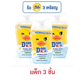 ดีนี่คิดส์ สบู่เหลว บับเบิ้ลบาธ แคนดี้ฟลอสซี่ 80 มล. (แพ็ก 3 ชิ้น) - D-nee, ผลิตภัณฑ์อาบน้ำเด็ก