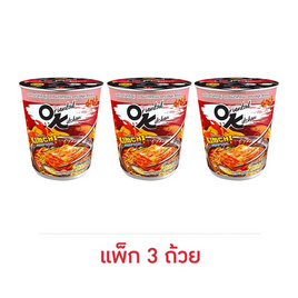 มาม่าบิ๊กคัพออเรียนทัลคิตเชน รสกิมจิซีฟูด 80 กรัม (แพ็ก 3 ถ้วย) - มาม่าโอเค, เส้นก๋วยเตี๋ยวกึ่งสำเร็จรูป/บะหมีกึ่งสำเร็จรูป