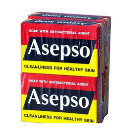 อาเซปโซ สบู่ก้อนสูตรออริจินัล 80 กรัม (แพ็ก 4 ก้อน) - Asepso, Asepso