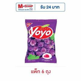 โยโย่ เยลลี่รสองุ่น 80 กรัม (แพ็ก 6 ถุง) - โยโย่, กินดื่มคู่บ้าน