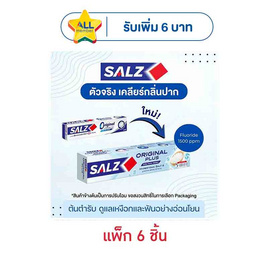 ซอลส์ ยาสีฟัน สูตรออริจินัล 80 กรัม (แพ็ก 6 ชิ้น) - SALZ, โปรโมชั่น ความงามและสุขภาพ