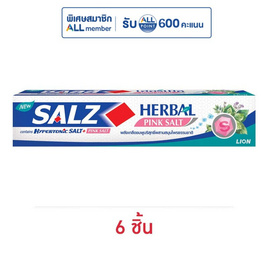 ซอลส์ ยาสีฟัน เฮอร์เบิลพิงค์ซอลท์  80 กรัม (แพ็ก 6 ชิ้น) - SALZ, ผลิตภัณฑ์ดูแลช่องปากและฟัน