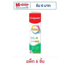 คอลเกต ยาสีฟัน โททอล ดีพ คลีน เจล 80 กรัม (แพ็ก 6 ชิ้น) - Colgate, ลดอย่างแรง Colgate Total ลด 50% ดีลคุ้มมาก