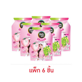 ซันซุไชน์ เยลลี่ผสมบุกคอลลาเจนองุ่น & สตรอเบอรี่ 80 กรัม (แพ็ก 6 ชิ้น) - ซันซุ, เยลลี่/มาร์ชแมลโลว์