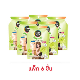 ซันซุไชน์ เยลลี่ผสมบุกไฟเบอร์มะขาม & นมเปรี้ยว 80 กรัม (แพ็ก 6 ชิ้น) - ซันซุ, เยลลี่/มาร์ชแมลโลว์