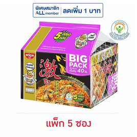 นิสชินบิ๊กแพคซอง รสไก่เผ็ดเกาหลี 85 กรัม (แพ็ก 5 ซอง) - นิสชิน, สินค้าอื่นๆ