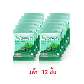 คลอเร็ท ลูกอมออริจินอลมินต์ (8 เม็ด) 22.4 กรัม (แพ็ก 12 ถุง) - คลอเร็ท, ขนมขบเคี้ยว และช็อคโกแลต