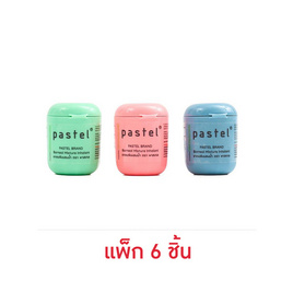 ยาดมพิมเสนน้ำ ตราพาสเทล 8 ซีซี (แพ็ก6 ชิ้น)คละสี - พาสเทล, สินค้าใหม่วัยเก๋า