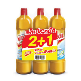 วิกซอล โกลด์ น้ำยาล้างห้องน้ำ 900 มล. (แพ็ก 2+1) - Vixol, น้ำยาทำความสะอาดห้องน้ำ