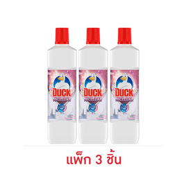 เป็ด น้ำยาล้างห้องน้ำ กลิ่น เฟรชฟลอรัล  900 มล. (แพ็ก 3 ชิ้น) - Duck, น้ำยาทำความสะอาดห้องน้ำ
