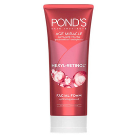 พอนด์ส เอจ มิราเคิล อัลทิแมท ยูธ โฟม (สีแดง) 90 กรัม - POND'S, ดูแลผิวหน้า