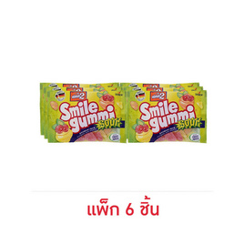 นิมม์ทู สไมล์กัมมี่ซาวร์รสเปรี้ยวและผลไม้รวม 90 กรัม (แพ็ก 6 ชิ้น) - นิมม์ทู, เยลลี่/มาร์ชแมลโลว์