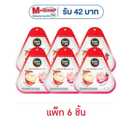 ซันซุ เยลลี่ผสมบุกจ๊วบจ๊วบแอปเปิ้ลและลิ้นจี่ 90 กรัม (แพ็ก 6 ชิ้น) - ซันซุ, เยลลี่/มาร์ชแมลโลว์