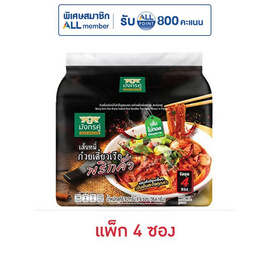 มังกรคู่เรดดี้ซอง เส้นหมี่ก๋วยเตี๋ยวเรือพริกคั่ว 91 กรัม (แพ็ก 4 ซอง) - มังกรคู่, เครื่องปรุงรสและของแห้ง