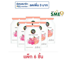 ซันซุ เยลลี่ผสมบุกกลิ่นพีช & ลิ้นจี่ 96 กรัม (แพ็ก 6 ชิ้น) - ซันซุ, เยลลี่/มาร์ชแมลโลว์