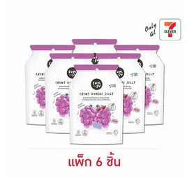 ซันซุ เยลลี่ผสมบุกกลิ่นองุ่น 96 กรัม (แพ็ก 6 ชิ้น) - ซันซุ