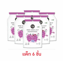 ซันซุ เยลลี่ผสมบุกกลิ่นองุ่น 96 กรัม (แพ็ก 6 ชิ้น) - ซันซุ, ซูเปอร์มาร์เก็ต
