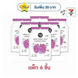 ซันซุ เยลลี่ผสมบุกกลิ่นองุ่น 96 กรัม (แพ็ก 6 ชิ้น) - ซันซุ