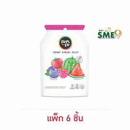 ซันซุ เยลลี่ผสมบุกกลิ่นแตงโม & มิกซ์เบอรี่ 96 กรัม (แพ็ก 6 ชิ้น) - ซันซุ, ขนมขบเคี้ยว และช็อคโกแลต