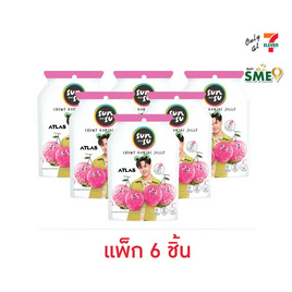 ซันซุ เยลลี่ผสมบุกกลิ่นลิ้นจี่ 96 กรัม (แพ็ก 6 ชิ้น) - ซันซุ, ขนมขบเคี้ยว ลูกอม เยลลี่ พุดดิ้ง