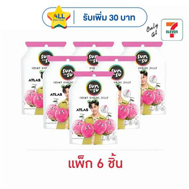 ซันซุ เยลลี่ผสมบุกกลิ่นลิ้นจี่ 96 กรัม (แพ็ก 6 ชิ้น) - ซันซุ