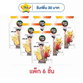 ซันซุ เยลลี่ผสมบุกกลิ่นชามะลิและชาดำยูสุ 96 กรัม (แพ็ก 6 ชิ้น) - ซันซุ