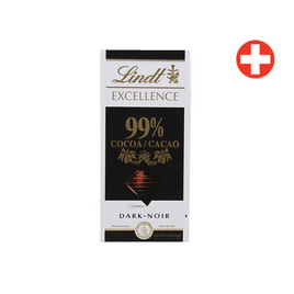 ลินด์ เอ็กเซอร์แลนซ์ดาร์ก ช็อกโกแลต 99% 50 กรัม - Lindt, Lindt